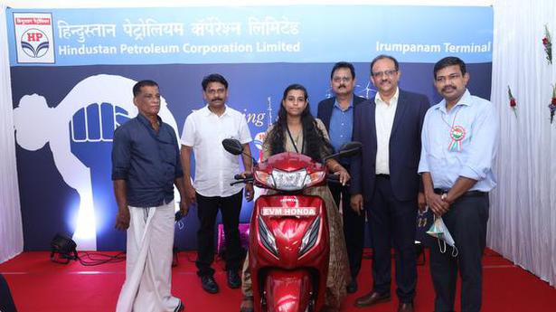 HPCL honours its first lady POL tanker driver