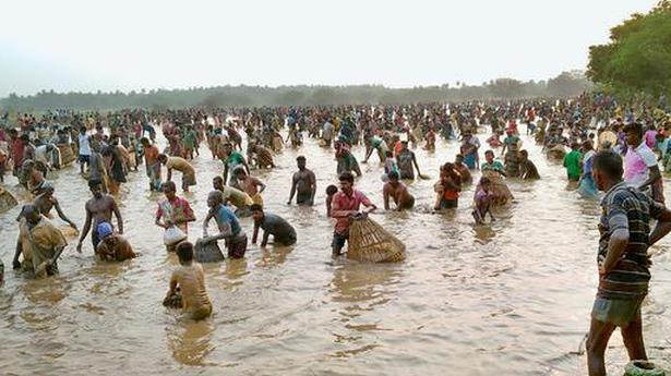 Fishing festival held in two places in defiance of ban