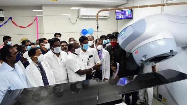 Tamil Nadu Health Minister Ma. Subramanian inaugurates tele-cobalt facility in Madurai