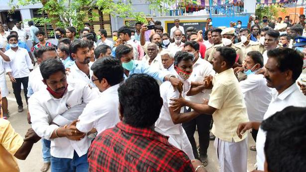 Tension at Chinnalapatti over cash for votes complaint