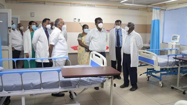Collector opens integrated vaccine centre at Velammal Medical College