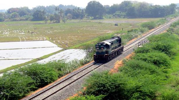Locomotive trial run conducted in Andipatti-Theni section
