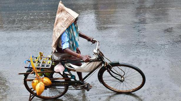 Rain hits normal life in Dindigul
