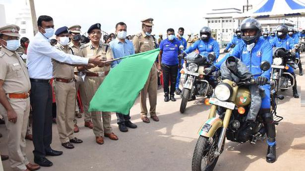 Police begin Kanniyakumari to Gujarat National Integration Day bike rally