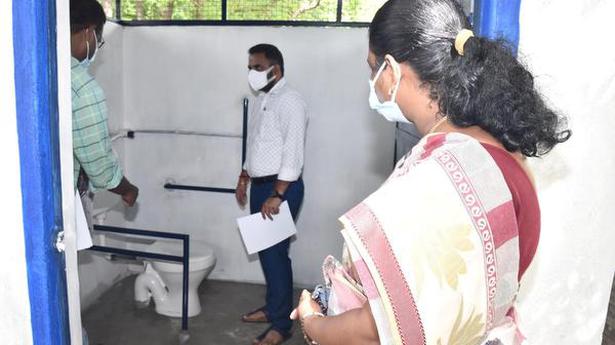 Special toilets for physically challenged