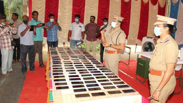 120 lost-and-found mobile phones returned to owners