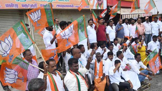 BJP cadre irked over entry of Saravanan into electoral fray