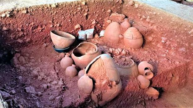 45 burial urns found so far in recent excavations in Adichanallur