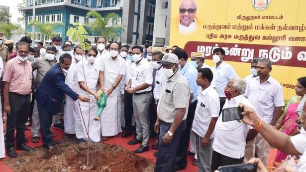 3,000 saplings planted on Virudhunagar medical college premises