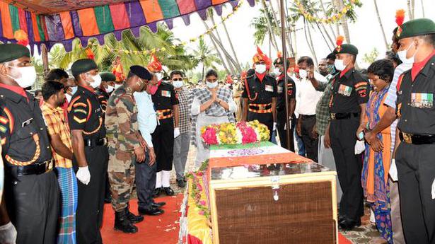 Jawan laid to rest with military honours in Theni