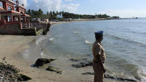 Police prevent devotees from entering Rameswaram island