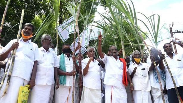 Farmers demand reopening of Alanganallur sugar mill