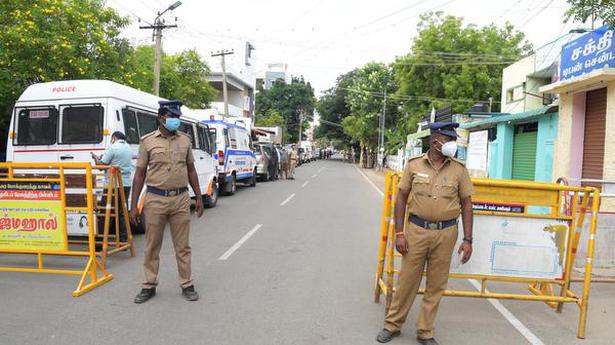 Tight security at Sathya Sai Nagar