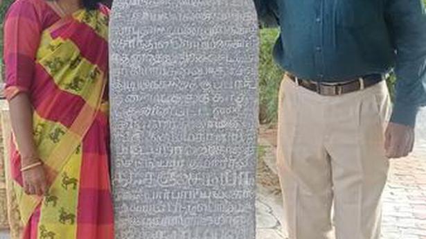 100-year-old inscription found near Saravanapoigai