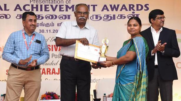 Postal department employees felicitated