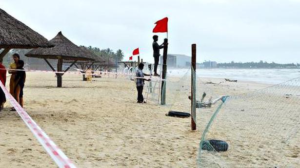 Malpe Beach gets safety nets, red flags