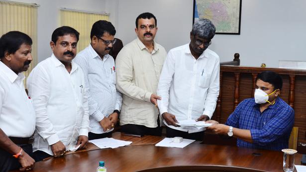 MLC elections: Kota Srinivas Poojary files nomination papers in Mangaluru