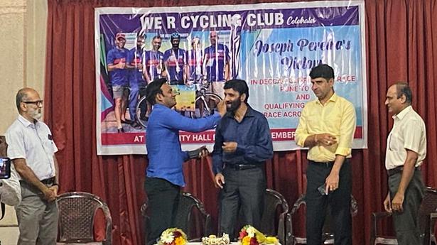 Mangaluru felicitates Deccan Cliffhanger ultra cycle race hero