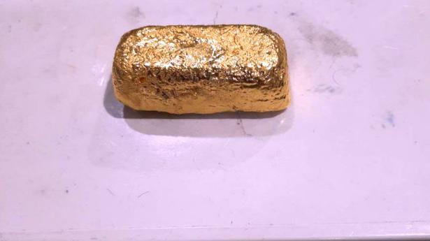 Gold valued at ₹33.75 lakh seized at Mangaluru airport