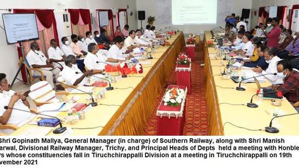 MPs raise a host of issues at meeting with railway officials