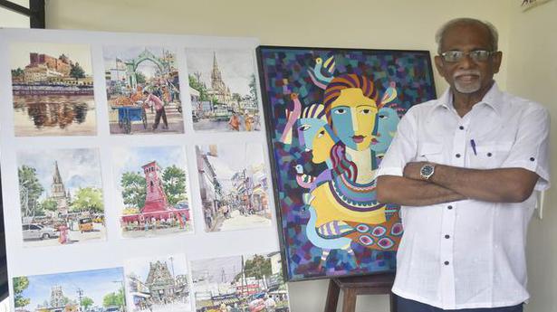 Tiruchi artist brings cityscape alive