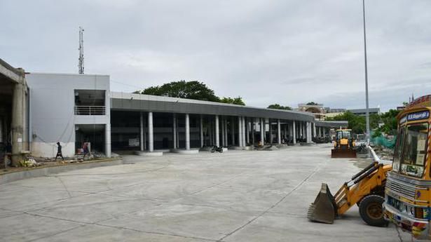 Chathiram Bus Stand with two terminus to be opened in August