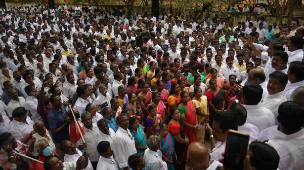 DMK stages stirs condemning fuel price hike