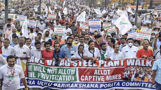 Rally taken out opposing privatisation of VSP