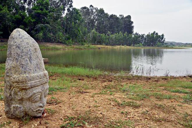 Thattekere lake, situated in the elephant corridor of Bannerghatta National Park.
