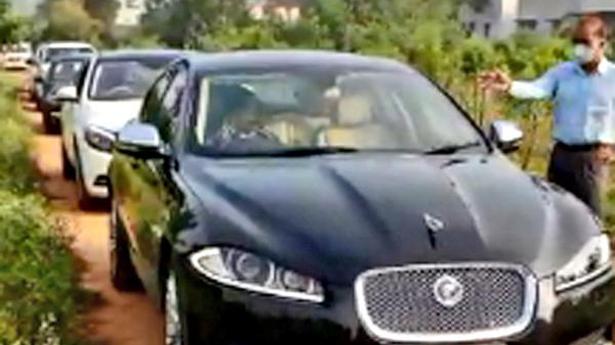 Ten high-end cars registered in the city impounded