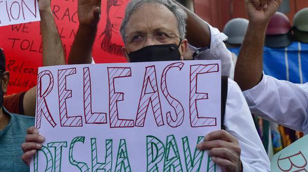 Disha Ravi arrest | Farmers, politicians and public join hands
