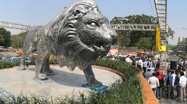 ‘Make In India’ lion installation inaugurated