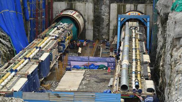Tunnel boring machine Urja nears the end of its work