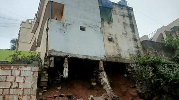 Old building collapses, another in danger of collapsing