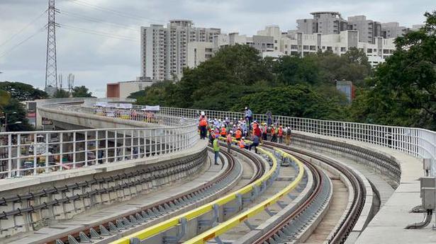 Inspection of Mysuru Road-Kengeri metro line begins