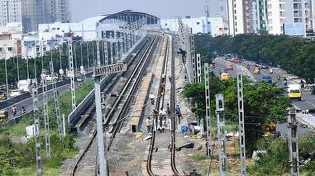 MRTS-suburban train linking work resumes after long delay