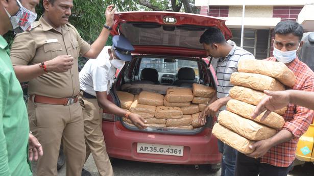 Maduravoyal police seize more than 200 kilos of Ganja