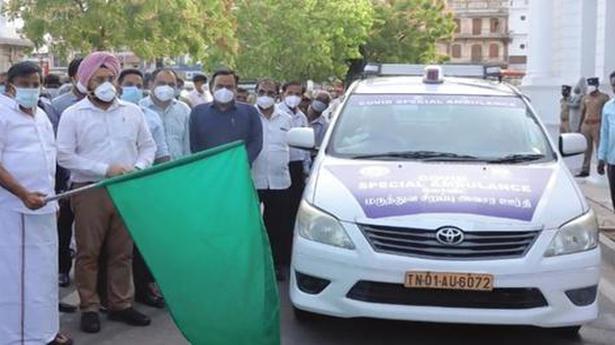 COVID-19 special ambulances launched in Chennai