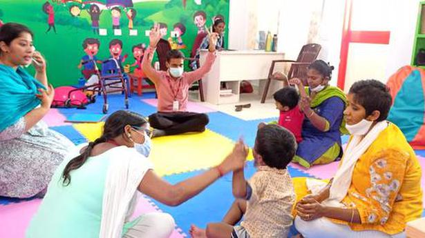 A teacher to children with multiple disabilities