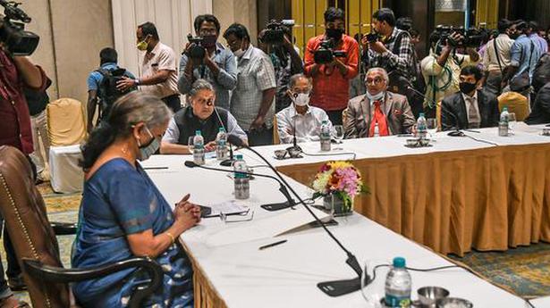 Industrialists meet Finance Minister Nirmala Sitharaman
