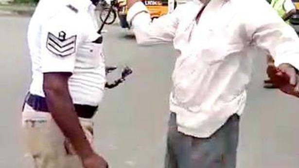 Man held for slapping traffic police constable in Chennai