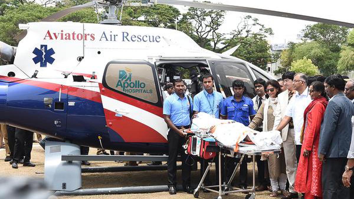 Government plans air ambulance service to meet emergency needs - The Hindu