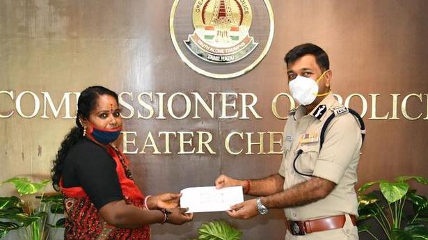 Conservancy staff in Chennai rewarded for handing over valuables from garbage bin to police