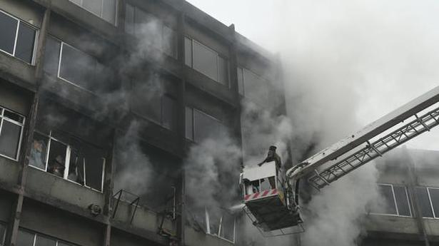 Fire at commercial complex on Chennai’s Anna Salai, no injuries reported