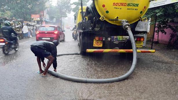 Encroachments on surplus water channels leaves Kolathur areas flooded - The Hindu