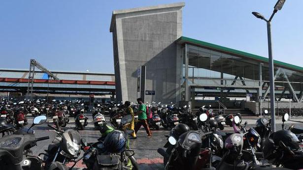 Revenue from Metro parking lots touches ₹1 cr. a month