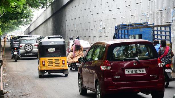 Service lane at Thirumangalam junction thrown open for traffic