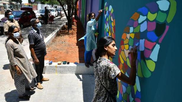 Soon, a butterfly habitat and wall paintings to beautify a street along Chennai’s Buckingham Canal