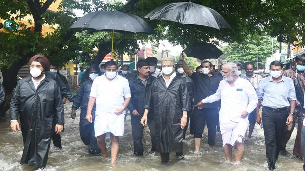 National News: Chennai rain updates | Tamil Nadu Chief Minister Stalin inspects flooded areas