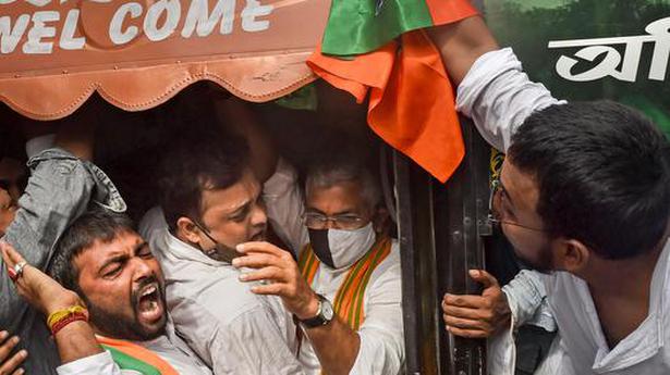 West Bengal BJP leaders taken into custody for protests, released